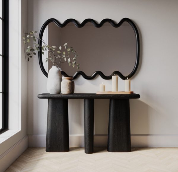 Laurel Console Table – Charcoal