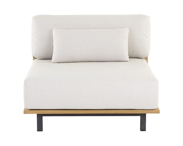 Geneve Modular - Armless Chair - Palazzo Cream