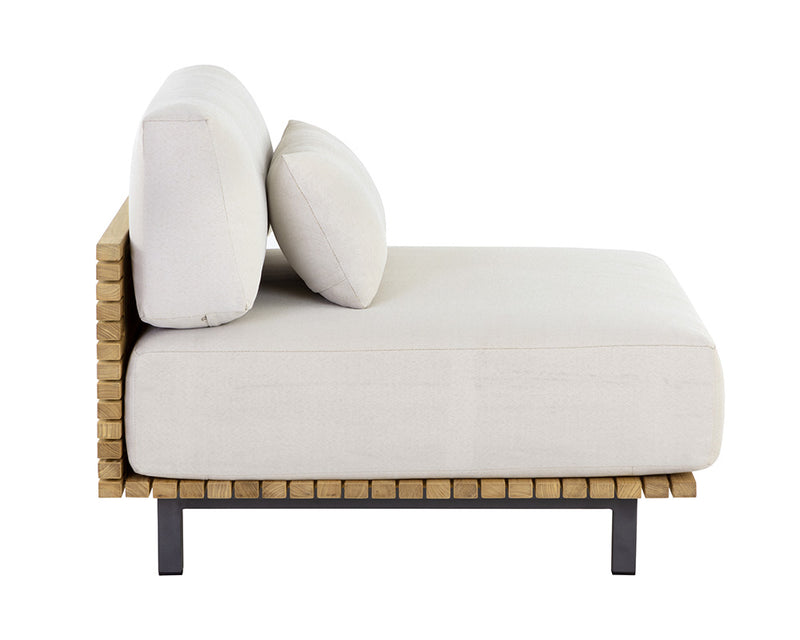 Geneve Modular - Armless Chair - Palazzo Cream