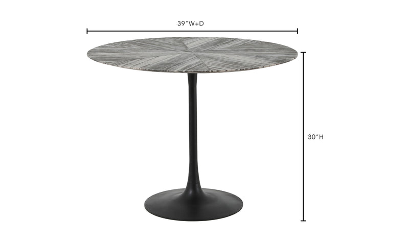 NYLES MARBLE DINING TABLE
