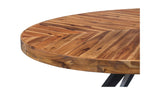 PARQ OVAL DINING TABLE AMBER