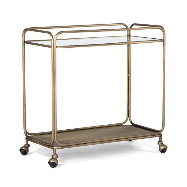 Radius Bar Cart – Brass