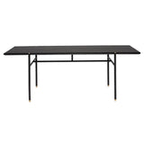 STACKING TABLE DINING TABLE EBONIZED