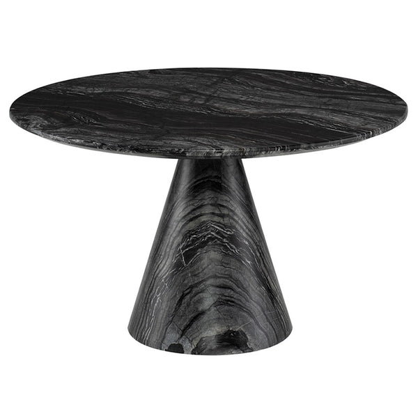 CLAUDIO Coffee Table Black Wood Vein